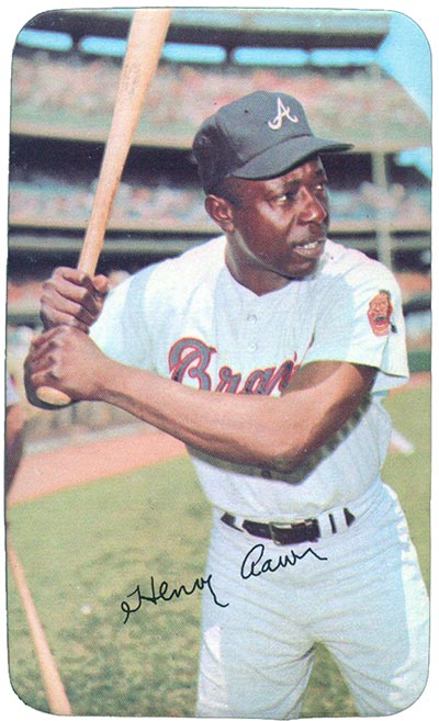 Lot - Hank Aaron 1971 Topps Baseball Card #400 ASA Grade 8.