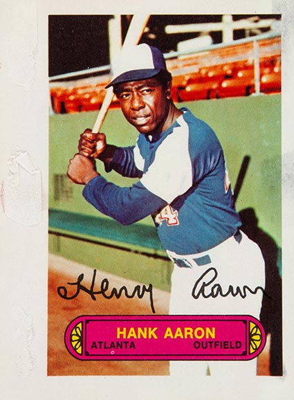 1974 Topps Hank Aaron (Aaron Special 1970-73)