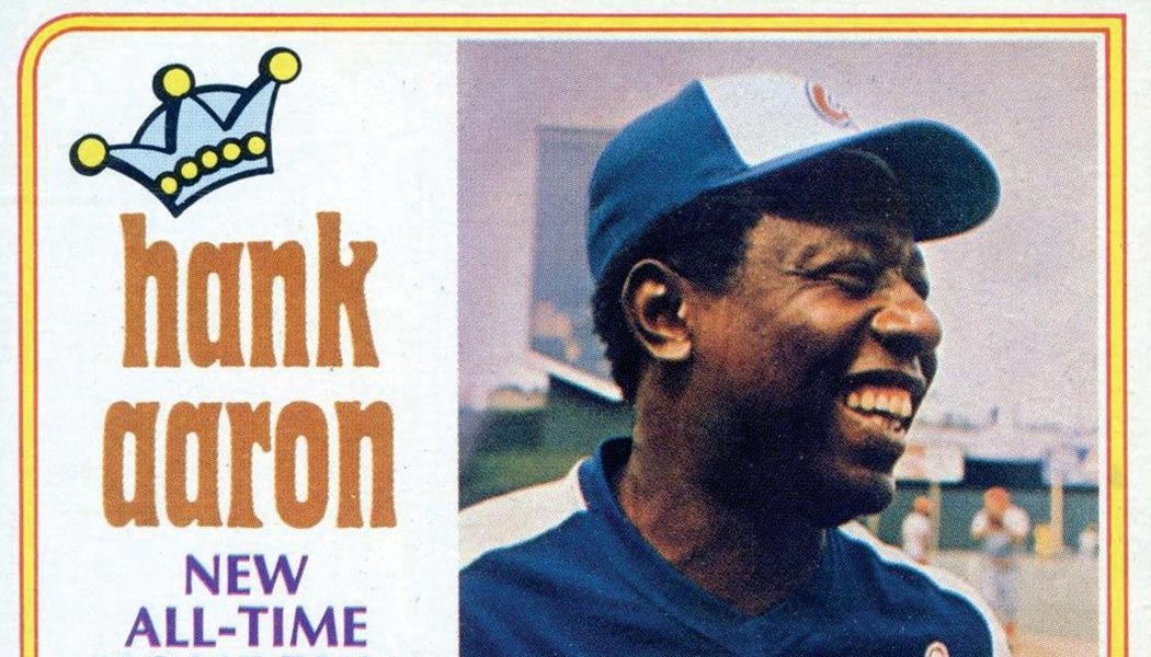 1964 Topps Hank Aaron #49 Milwaukee Braves Autographed Baseball
