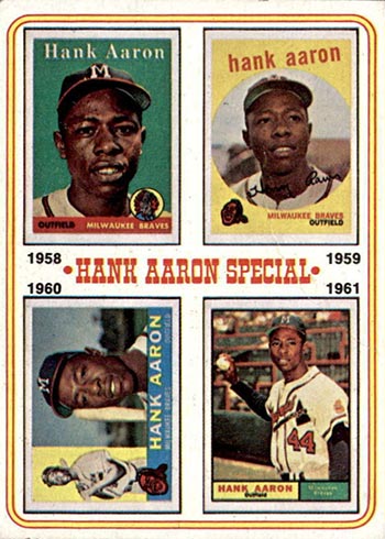 Auction Prices Realized Baseball Cards 1974 Topps Hank Aaron ALL