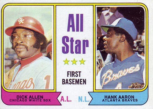 Hank Aaron 1974 Topps 66-69 #5 Atlanta Braves VG-EX