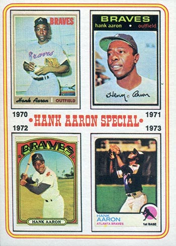 WHEN TOPPS HAD (BASE)BALLS!: FANTASY CARD- 1974 HANK AARON