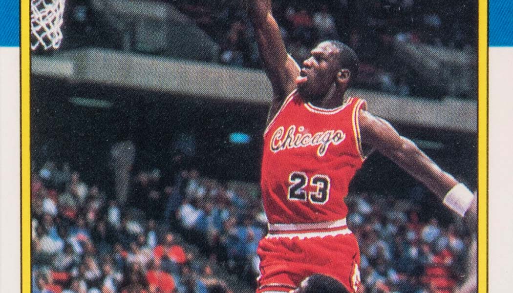 1986-87 Fleer Michael Jordan Rookie Cards Net Record $738,000 Each