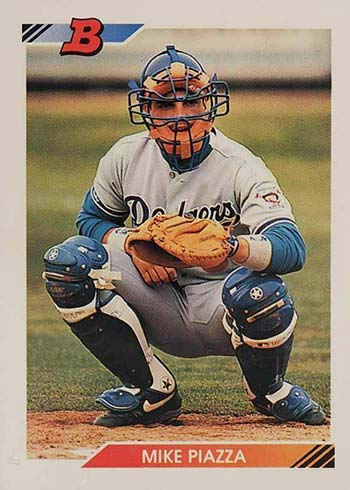 1992 Bowman Baseball Mike Piazza Rookie Card