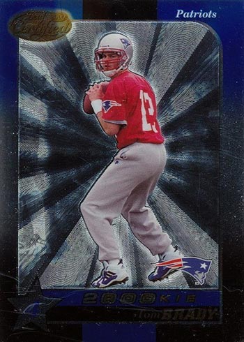 Tom Brady Autographed 2000 Leaf Certified Rookie Card #207 New