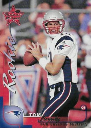 Tom Brady 2002 Leaf Football Card 57 Rookies & Stars Beckett 