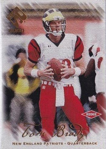 2000 Skybox Impact Football #27 Tom Brady Rookie Card RC Graded