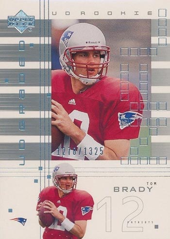 2000 Paramount #138 Tom Brady Rookie Card Graded BCCG 10