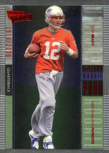 1999 Tom Brady Top Prospect Rookie Card RC Tampa Bay Buccaneers Patriots