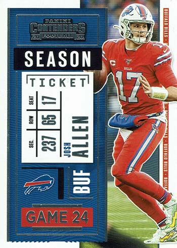 2020-21 Panini NFL Contenders Football Trading Card Blaster Box