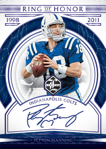 2020 Panini Limited Football Ring of Honor Autographs