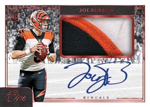 2020 Panini One Football Rookie Patch Autographs