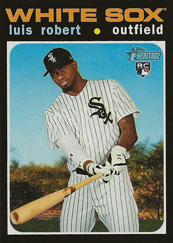 ORIGINAL Luis Robert Chicago White Sox Topps player Jersey 