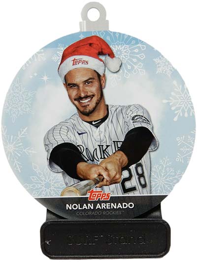 2020 Topps Holiday Baseball Ornaments Nolan Arenado