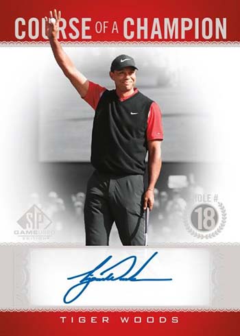 2021 SP Game Used Golf Course of a Champion Tiger Woods