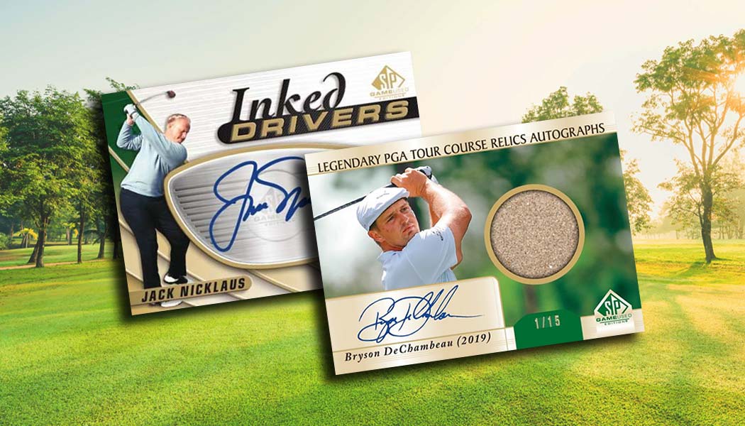 2021 SP Game Used Tour Gear Quad Tag Relic Pat Perez JB Holmes Dufner  Molinari 3