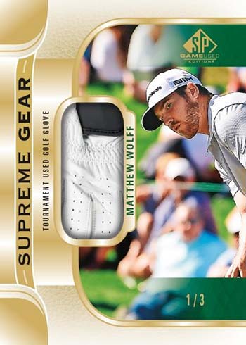 2021 SP Game Used Tour Gear Quad Tag Relic Pat Perez JB Holmes Dufner  Molinari 3