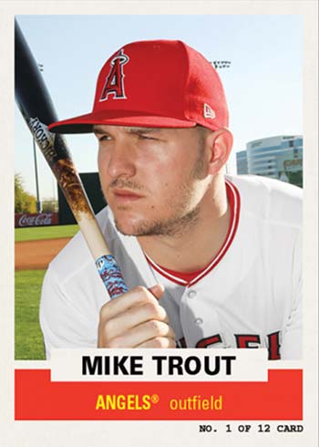 2021 Topps Throwback Thursday Baseball 1 Mike Trout