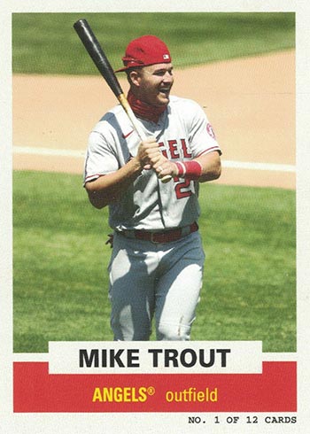2021 Topps Throwback Thursday Baseball Variations 1 Mike Trout