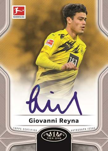 2020-21 Topps Tier One Bundesliga Checklist, Hobby Box Info, Odds