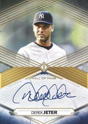 2021 Topps Transcendent Hall of Fame Baseball Derek Jeter Autograph
