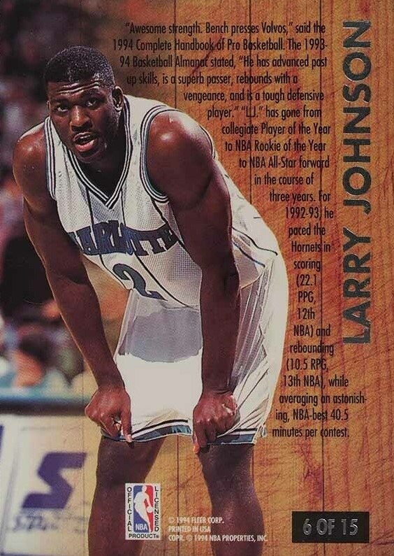 Cards & Kicks: Larry Johnson