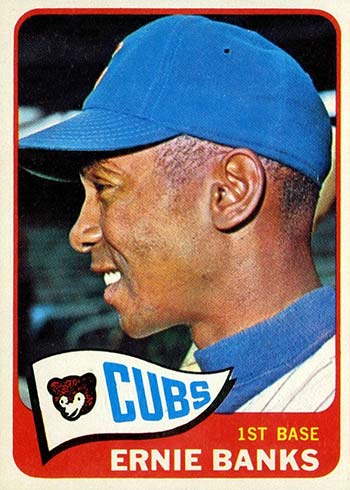 Topps Baseball Cards - 1965 Ernie Banks