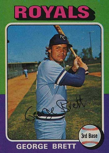 Topps Baseball Cards - 1975 George Brett
