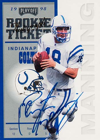 1998 Playoff Contenders Peyton Manning Autograph