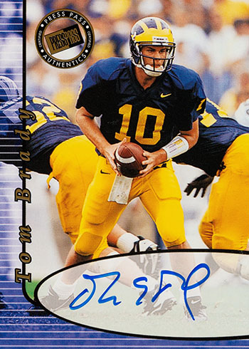 Tom Brady Autographed 2000 Pacific Revolution First Look Super Bowl Ro — RSA