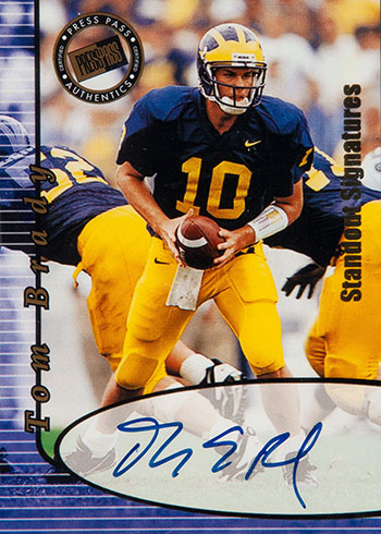 Tom Brady Autographed Signed 2000 UDA Pros & Prospects Rookie Card