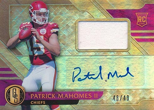 2016 Select XRC Gold SSP 6/10 Patrick Mahomes BGS 9 Rookie R6220J