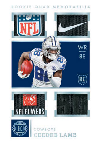 2021 Panini Encased Football Checklist, Hobby Box Info, Team Set Lists