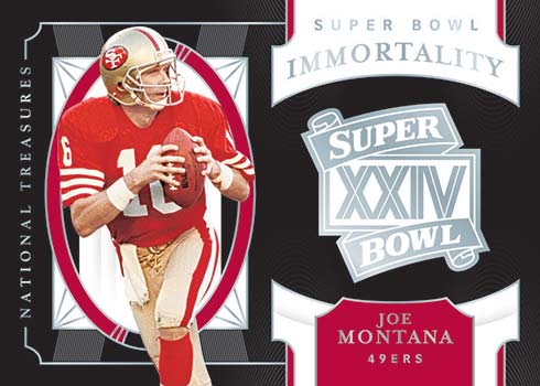 2020 Panini National Treasures Football Super Bowl Immortality