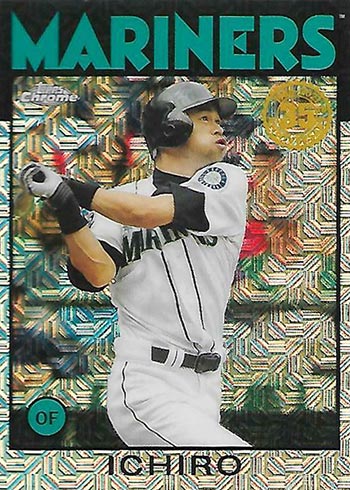 2021 Topps 86 Silver Pack Chrome Green Refractor Ke'Bryan Hayes