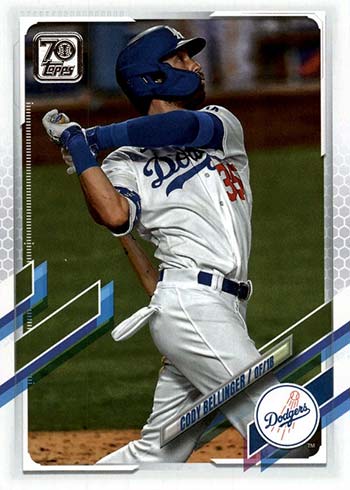 Cody Bellinger 2021 Topps Baseball Card #50 Graded CSG 9