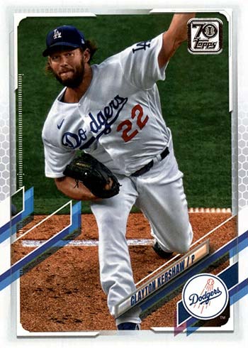 2021 Panini Donruss Clayton Kershaw (Gray Uniform Windup) #105.1