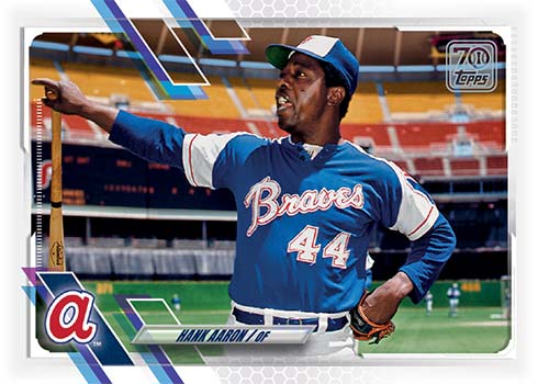 2021 Topps Update HANK AARON Base Variation #US223 Short Print SP Braves