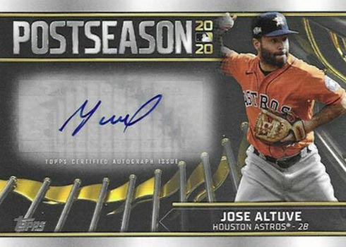 2019 Topps Postseason Performance Autographs Red #PPA-MG Marwin Gonzalez  Astros 18/25