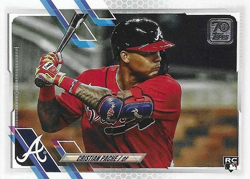 CRISTIAN PACHE 2021 Topps Series 1 #187 Complete Set Photo Image Variation  RC