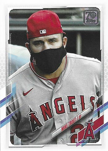 2021 Topps Series 1 Mike hot Trout SP Photo Variation 27