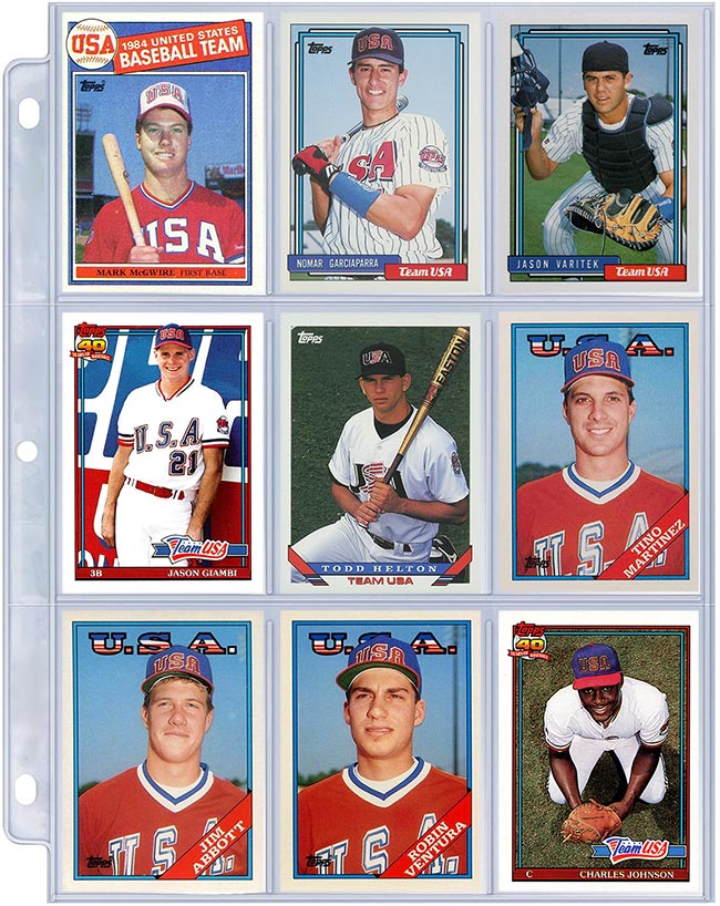 1988 Topps Traded Team USA Team Set with Robin Ventura - Tino Martinez -  Jim Abbott - 21 MLB Cards : Collectibles & Fine Art 