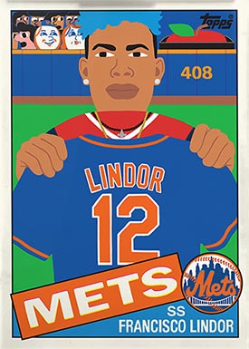 Topps Project70 7 Francisco Lindor by Keith Shore