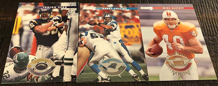 1996 Donruss Football "Main Set" Cards #1 to #240