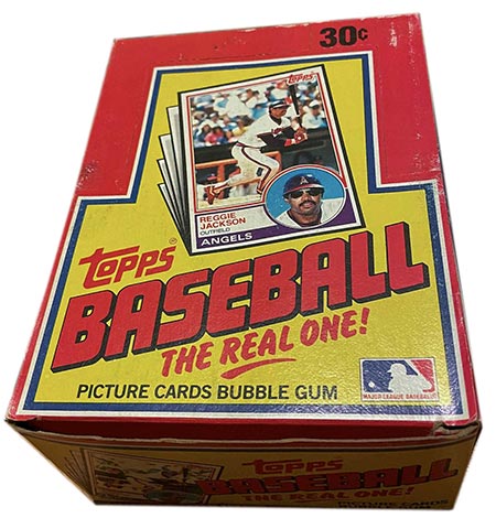 1983 Topps Baseball Box