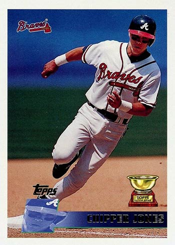 992 Topps Stadium Club Chipper Jones #1 Draft Pick of the 90s Rookie RC set  of 3 at 's Sports Collectibles Store