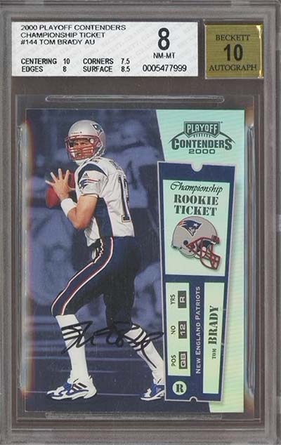 Tom Brady 2000 Contenders Autograph Sells for World Record $1.3