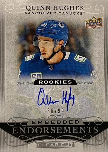 2019-20 Upper Deck Clear Cut Rookie Tribute Autos Mark Stone #RT-MS Auto