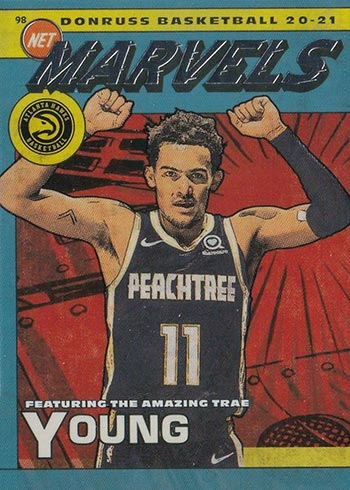2020-21 Donruss Basketball Net Marvels Trae Young