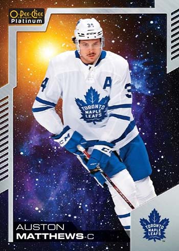 2020-21 O-Pee-Chee Platinum Hockey Cosmic Auston Matthews